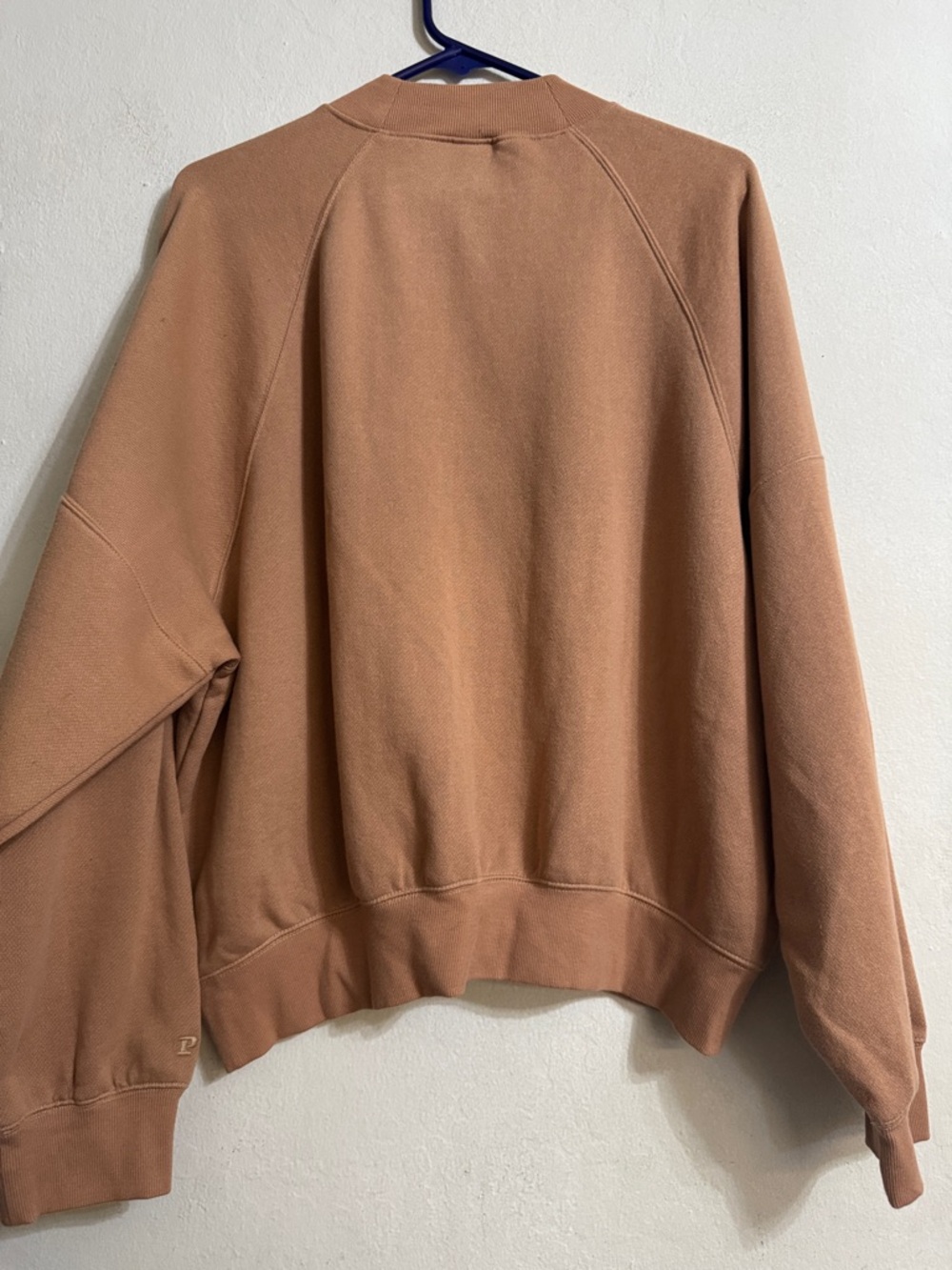 ZARE Classic Crewneck Sweatshirt - Camel Size L NwT - Picture 4 of 9